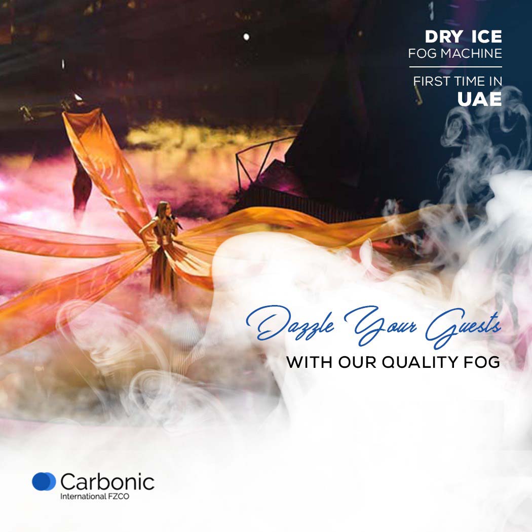 Dry Ice Fog Machine Rental Carbonic Dubai UAE